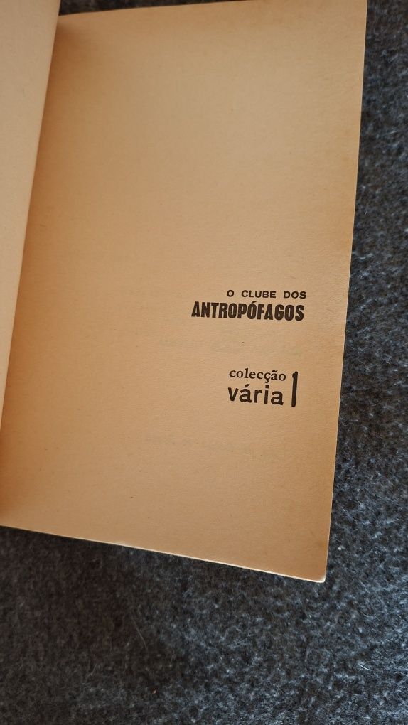 O Clube dos Antropófagos dd Manuel de Lima