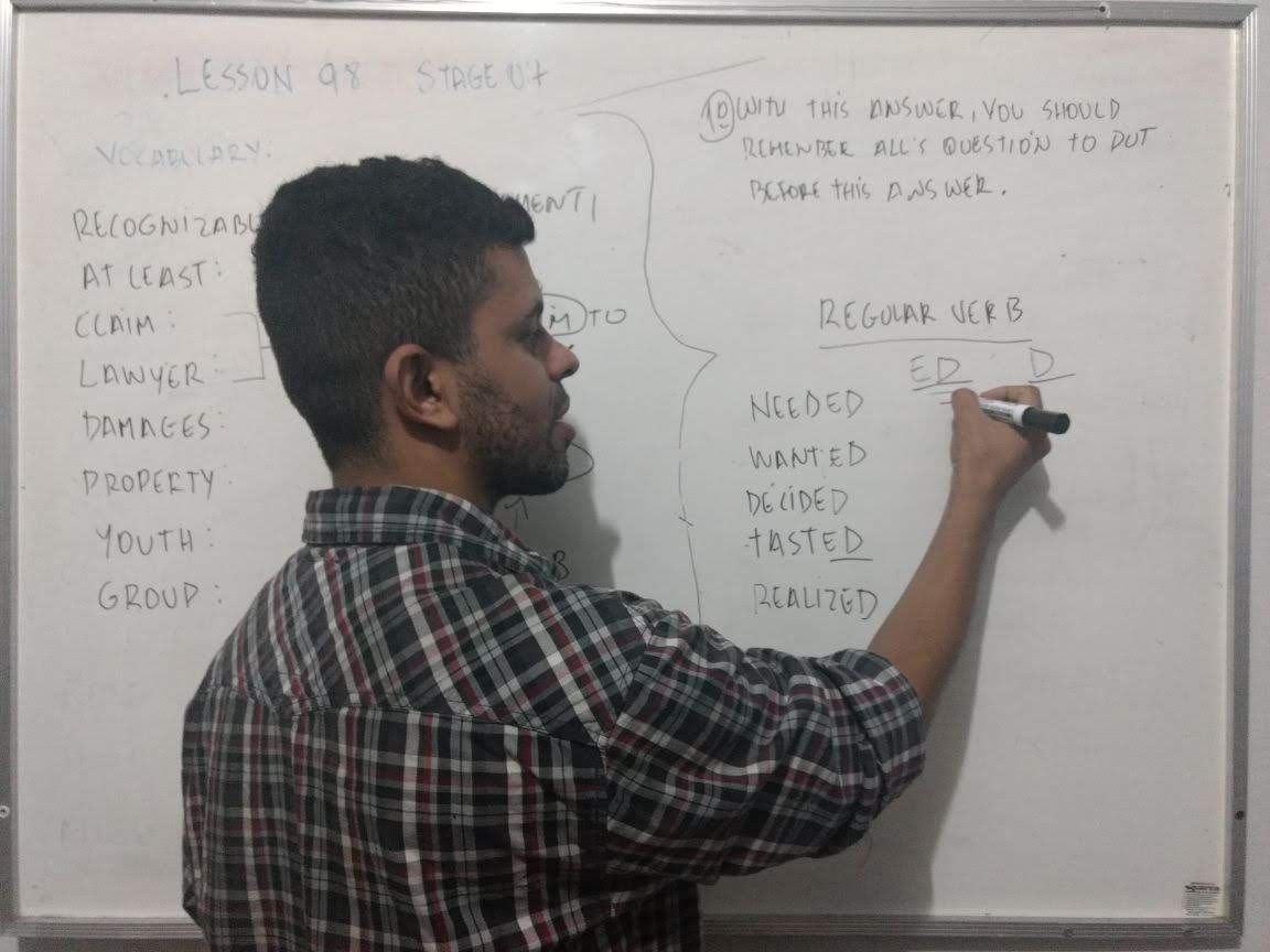 Aulas de Inglês - Conversação - Método callan - Resultado