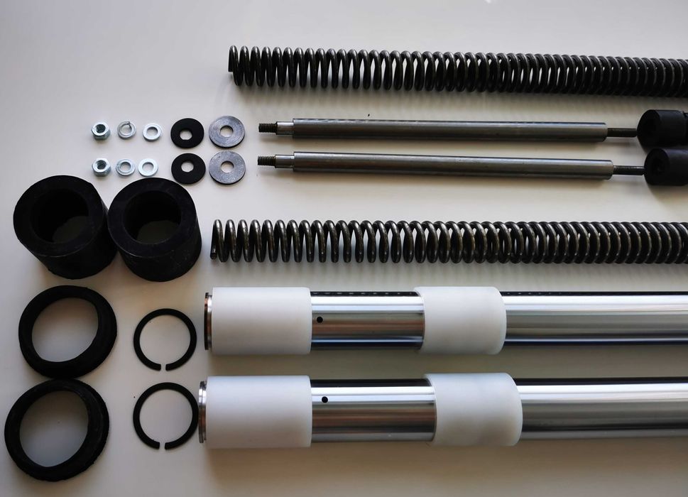 WSK 125 175 Zestaw zawieszenia przodu Gil Lelek Kobuz Bąk Dudek s2 s1