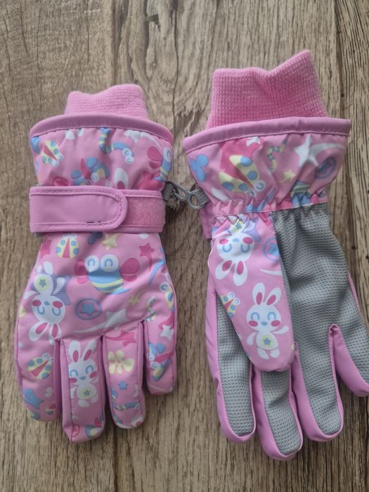 Rękawice narciarskie 8-12 lat nowe