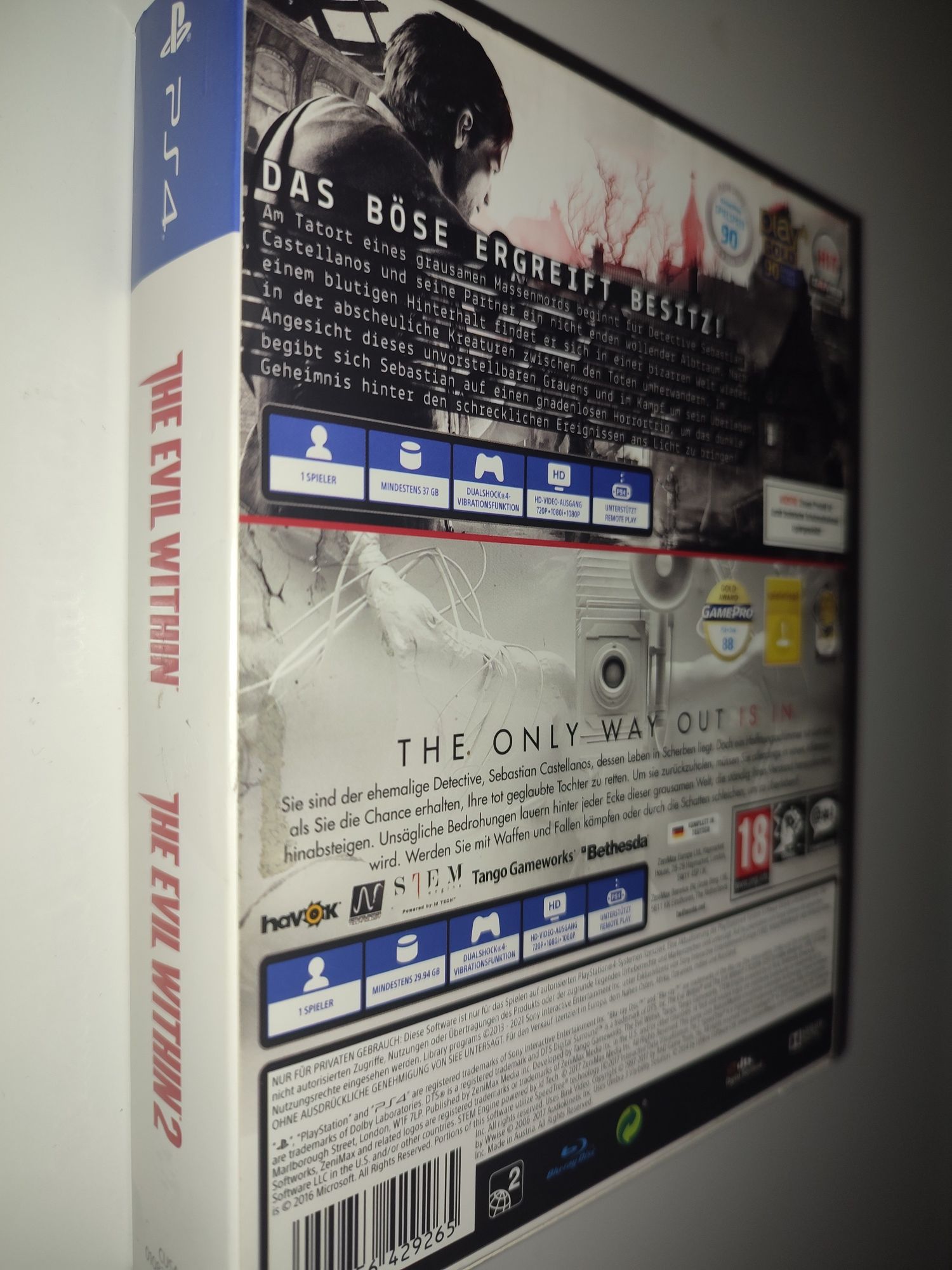 Zestaw Gra PS4 The Evil Within 1 i 2 komplet gry PlayStation 4 Mafia