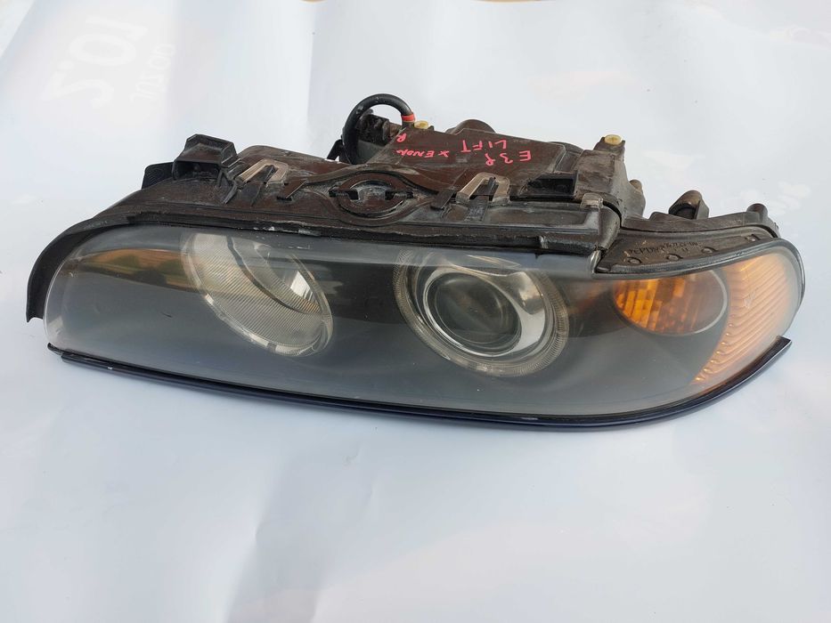 Lampa Lewy przód Xenon kpl BMW E39 01-04.R Szkło BDB