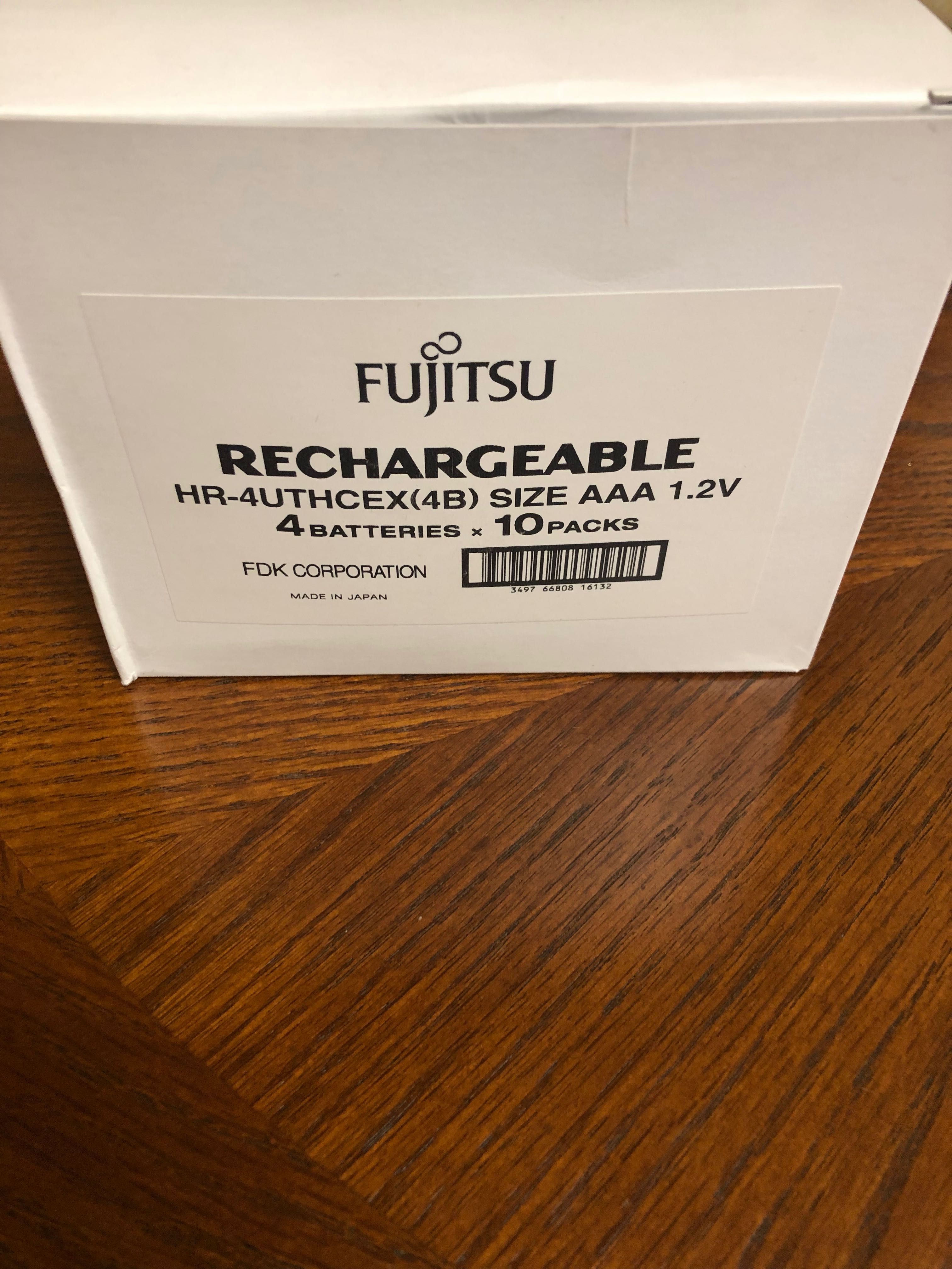 Акумулятори AAA Fujitsu HR-4UTHCEX(4B), аналог Panasonic Eneloop pro
