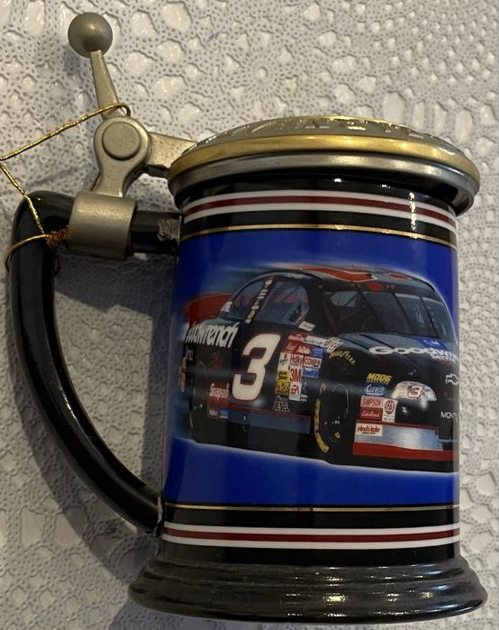 Kufel Kolekcjonerski Franklin Mint „The Dale Earnhardt” z pokrywą i c.