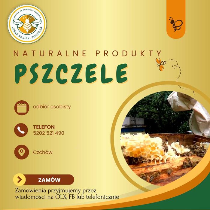 Miód Nektarowo- Spadziowy 2025, propolis, maść propolisowa