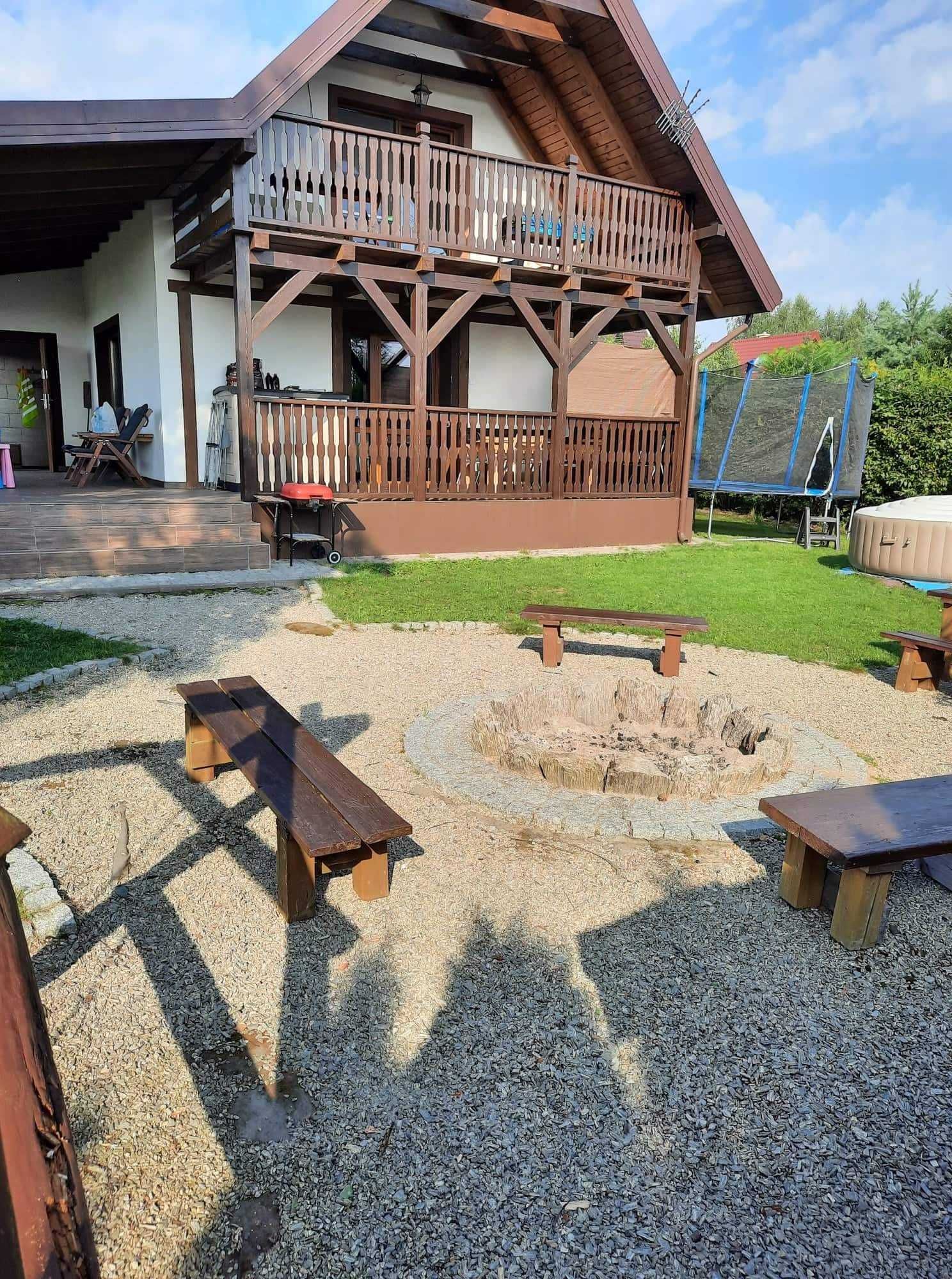 Dom letniskowy z jacuzzi Mazury (WOLNE TERMINY]