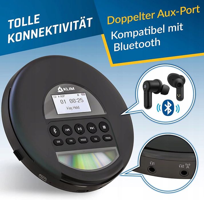 Odtwarzacz CD Klim Nomad czarny