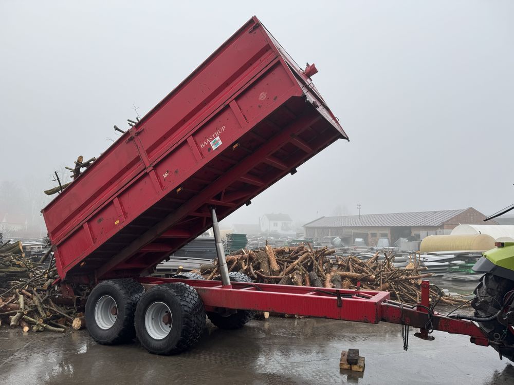 Przyczepa rolnicza BAASTRUP 16 TON - Tandem 18 ton