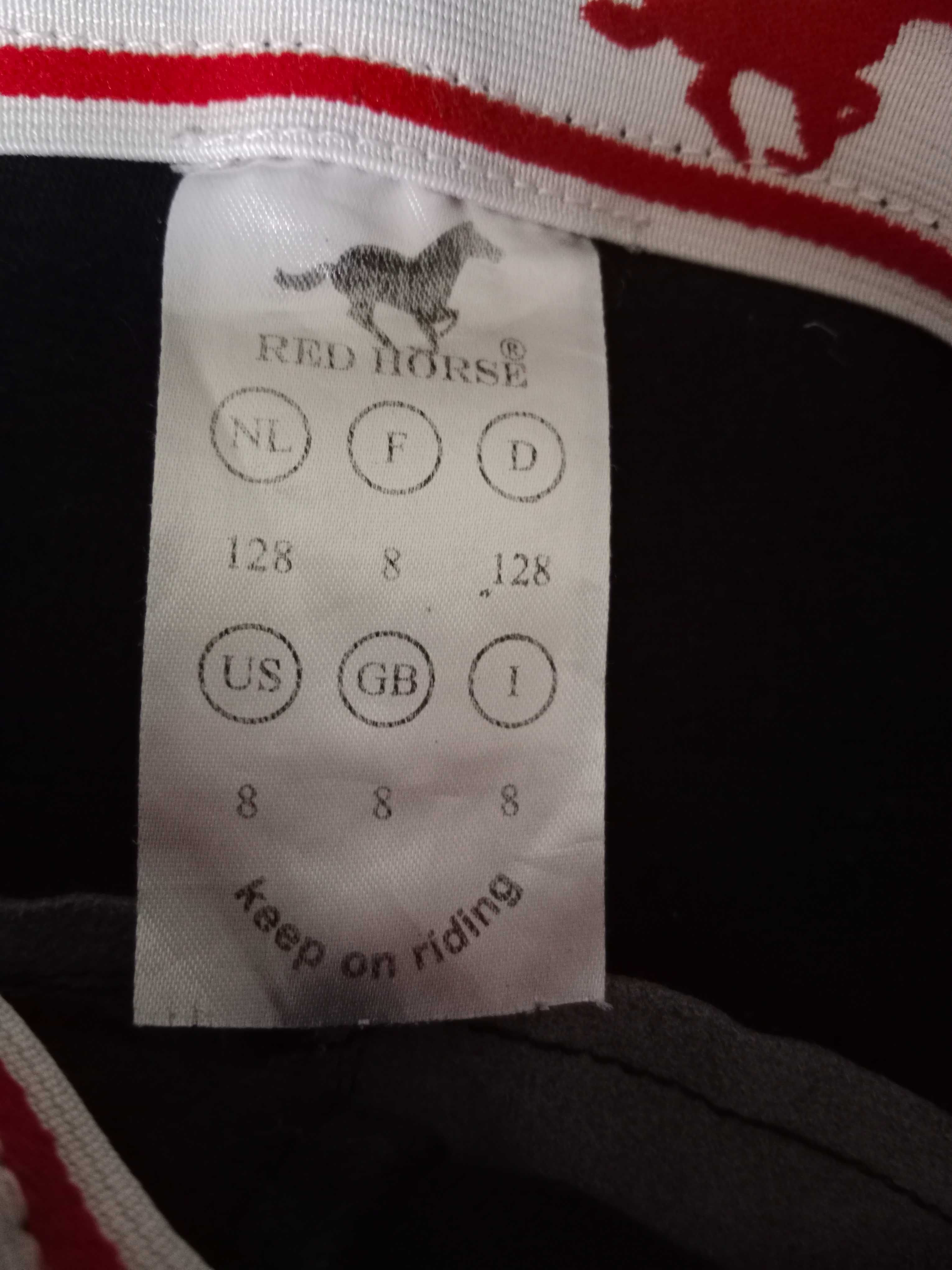 Spodnie jeździeckie dziewczęce r.128