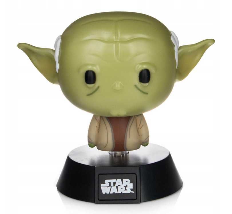 Gwiezdne Wojny lampka nocna na biurko Star Wars Yoda Icon