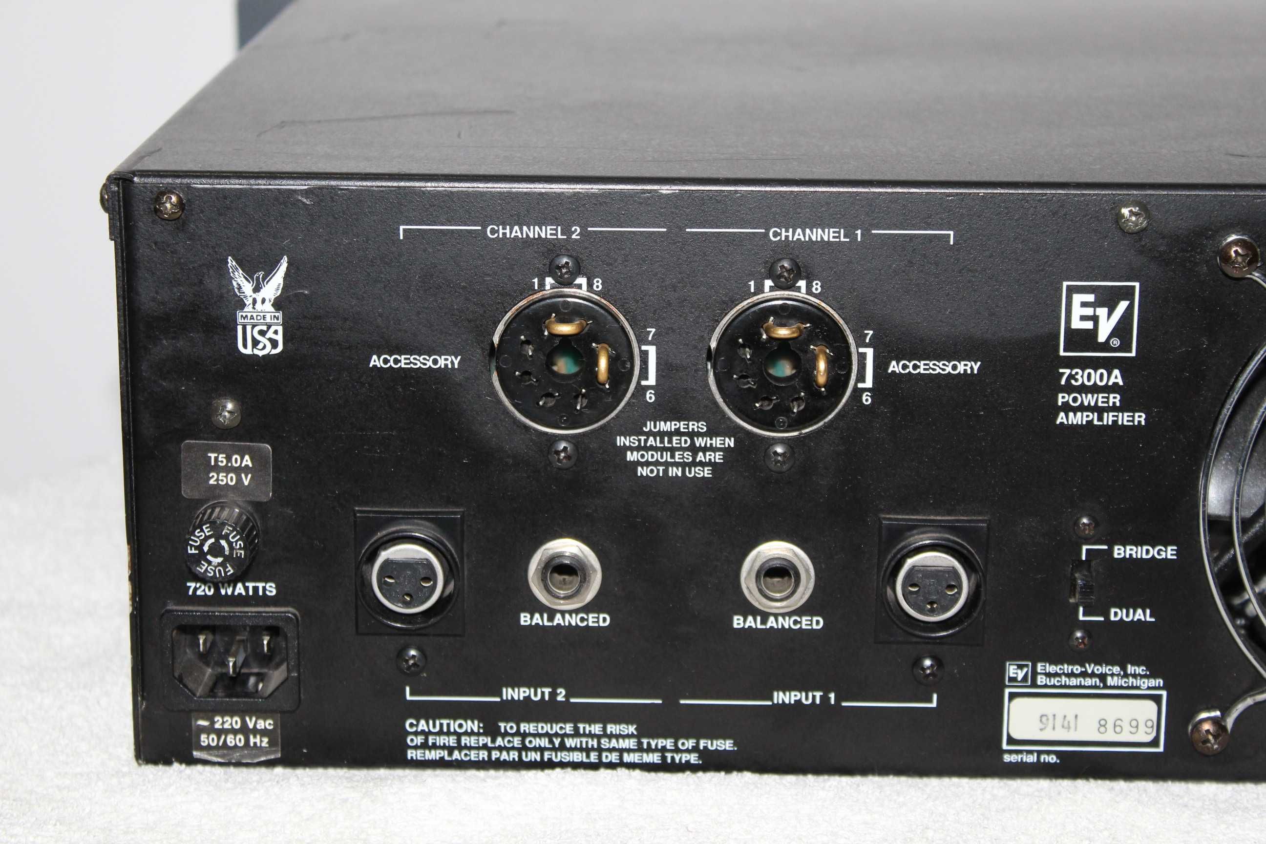 EV 7300A Wzmacniacz końcówka mocy Made in USA Wysyłka