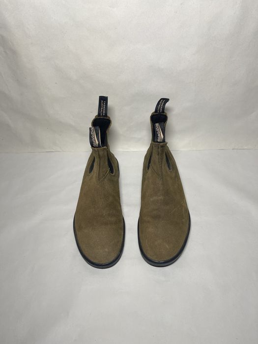 Преміальні високоякісні челсі Blundstone 1911 Brown Suede розмір ~ 43