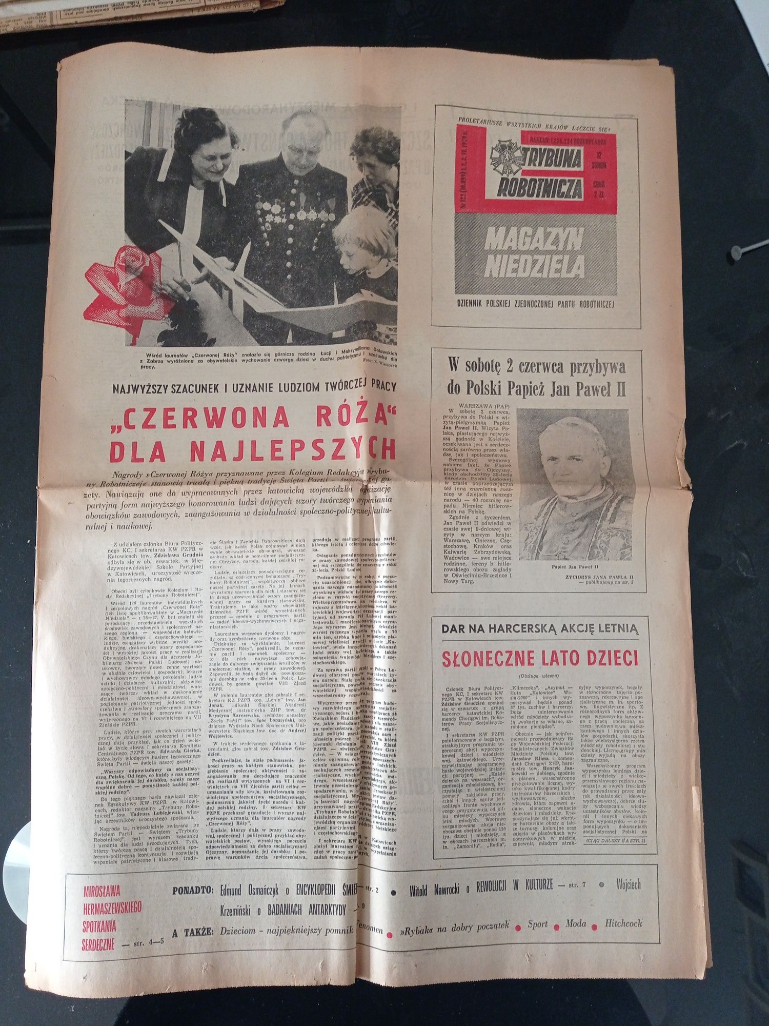 Trybuna Robotnicza Magazyn Niedziela 1979
