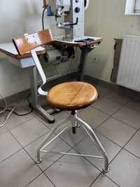 Krzesło do maszyny szyjącej-kaletnicze,regulowana wysokość,solidne.