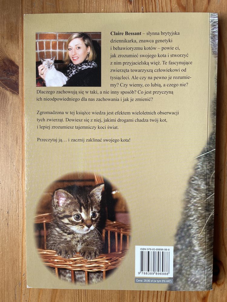 „Zaklinacz kotów. Jak rozmawiać z kotem” Claire Bessant - książka