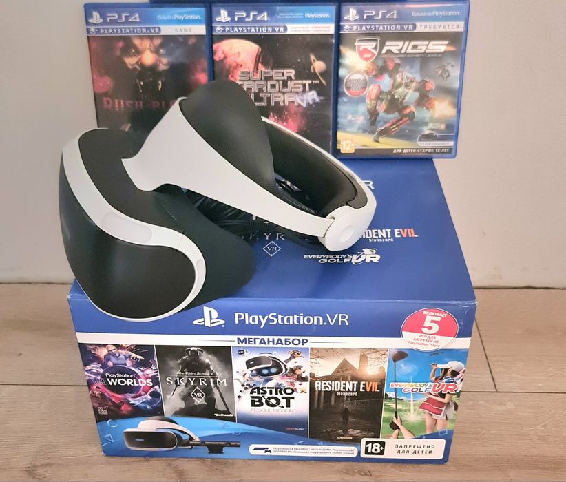 Приставка VR PS VR + ігри Окуляри VR Шолом ВР Гарантія
