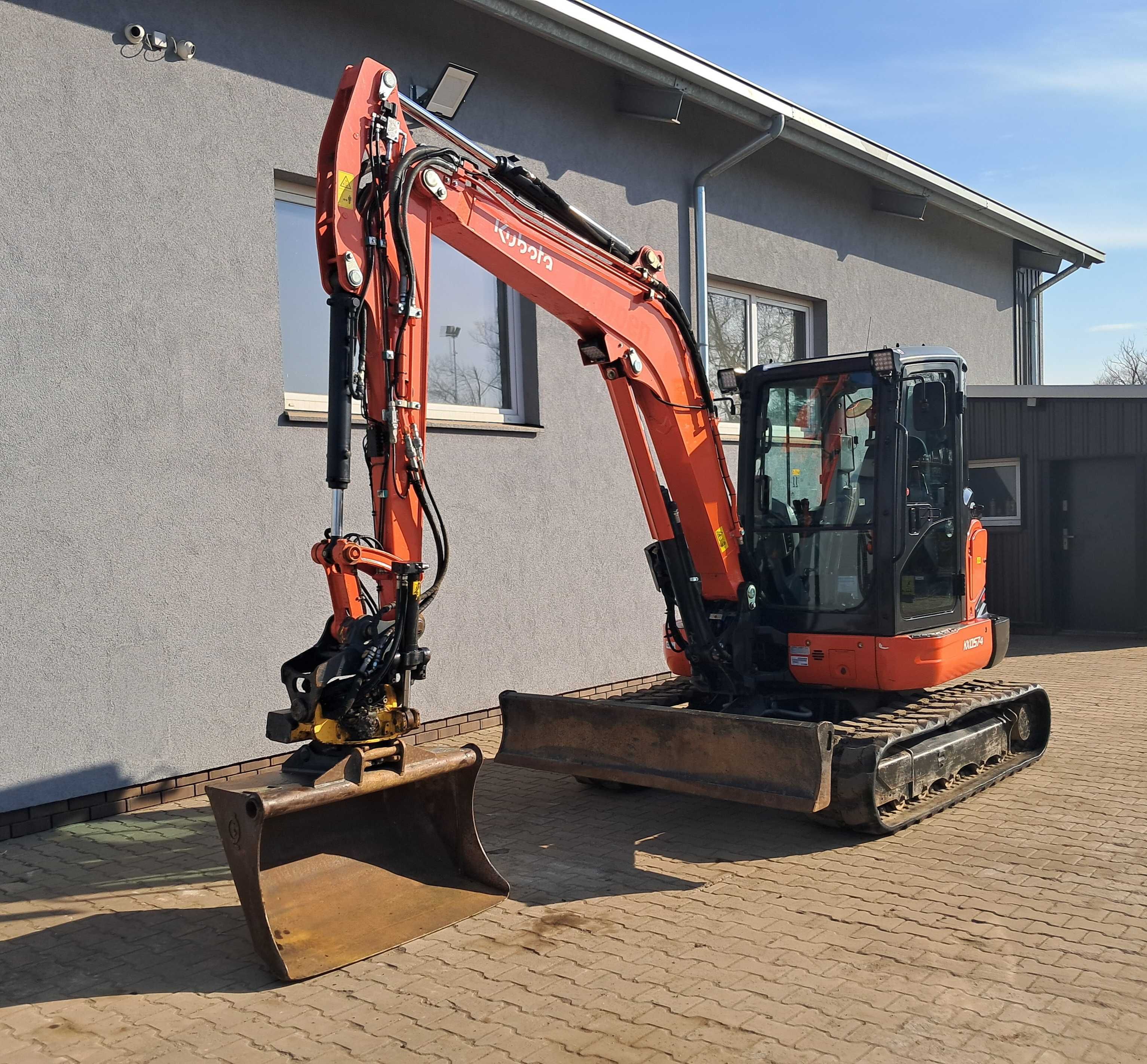 KUBOTA KX057 -4 Rototilt ENGCON 1748h 2019r Oryginał Koparka 5,5t