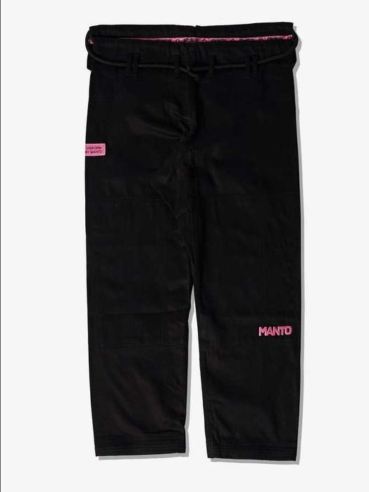 MANTO KIMONO GI BJJ DLA KOBIET jiu-jitsu aikido rise czarno-różowe