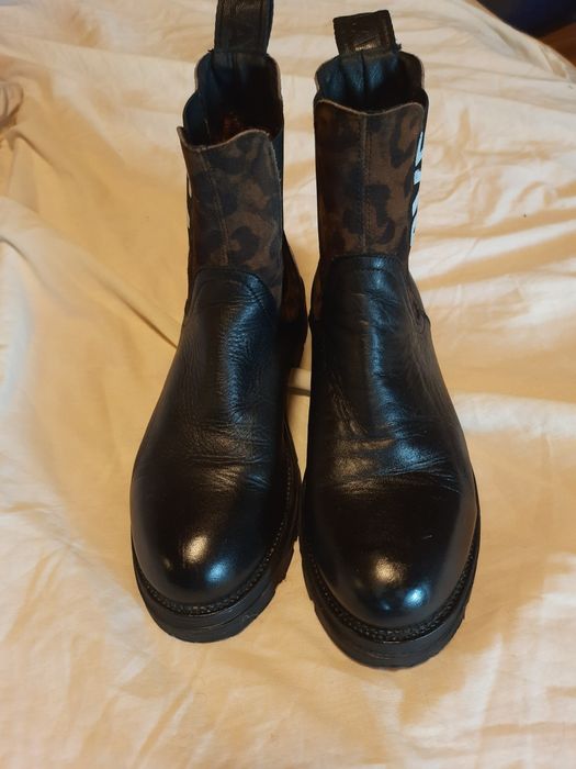 Шкіряні черевики челсі Replay