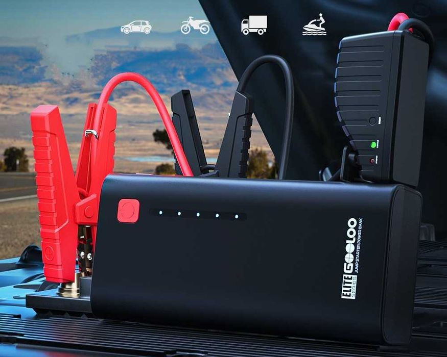 MOCNY BOOSTER urządzenie rozruchowe powerbank akumulator starter 2500A