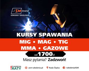 Kurs, kursy spawania, spawanie, lutowanie, przecinanie termiczne