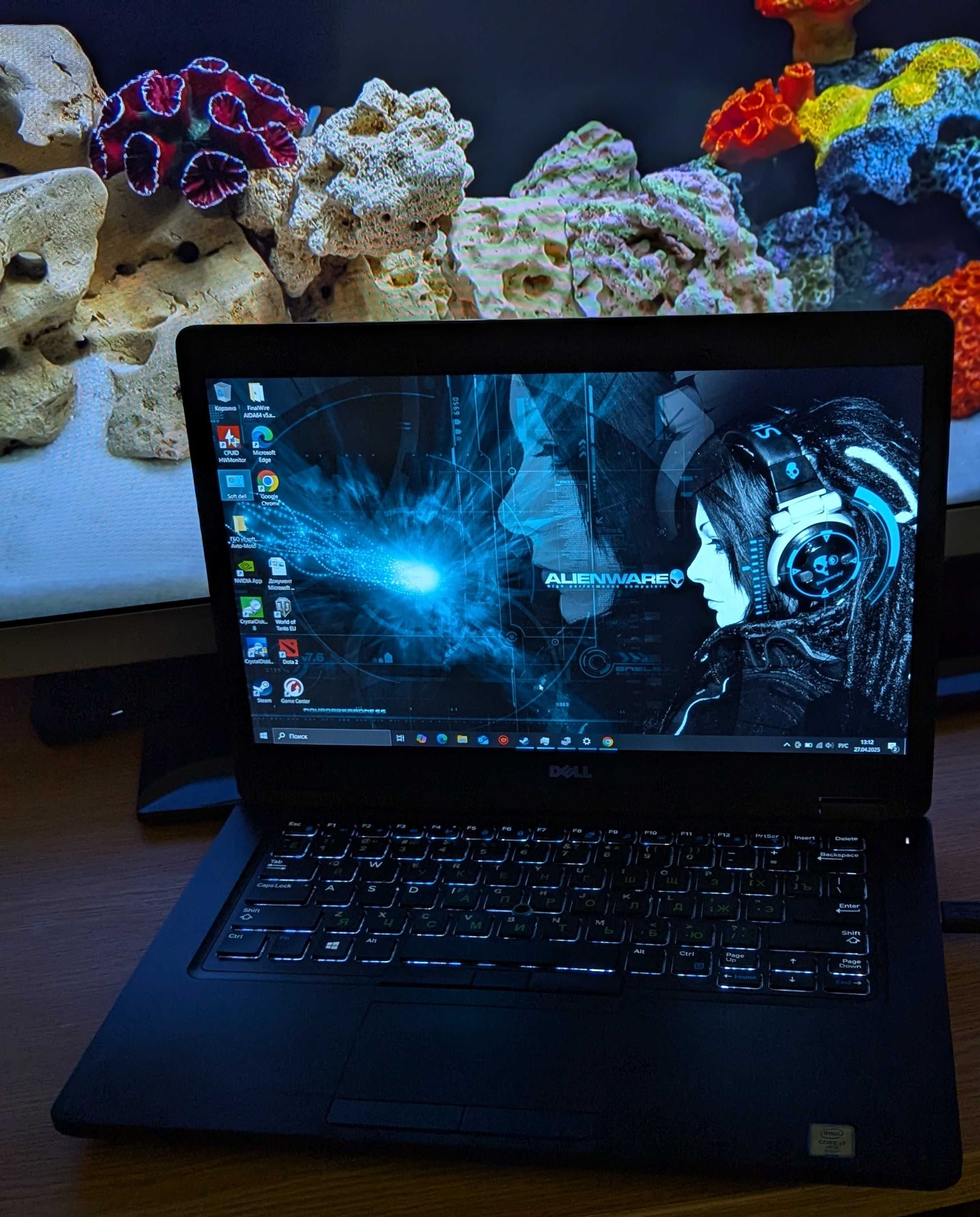 Dell Latitude /Intel i7-6600/DDR4-8GB/NVIDIA 930MX 2GB/SSD NVME  256GB