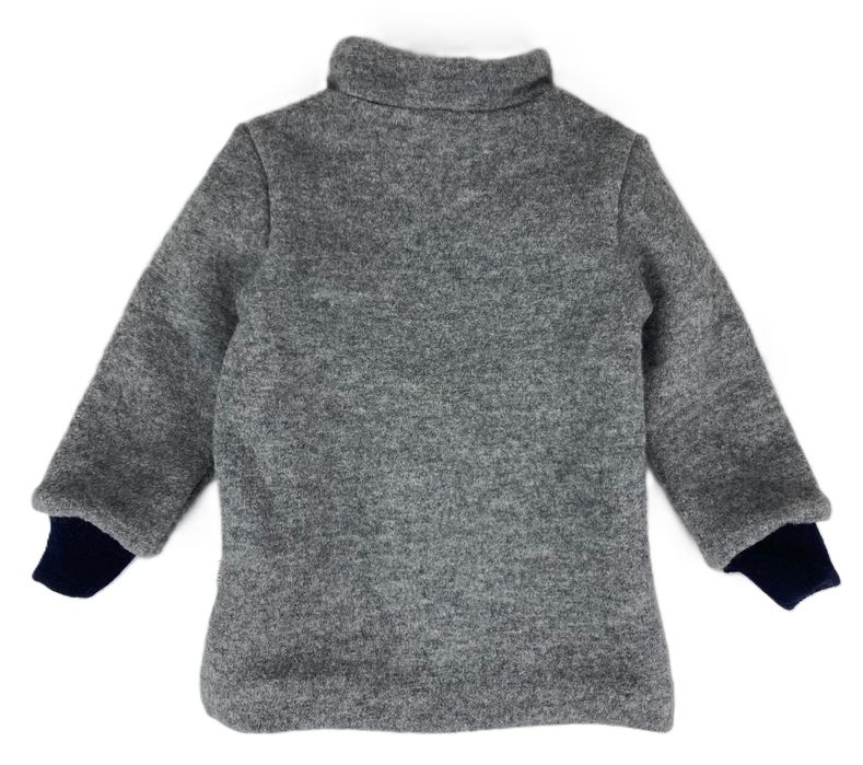 Kurtka 100% wełna parzona 92 cm wool dwuwarstwowa ty.bles