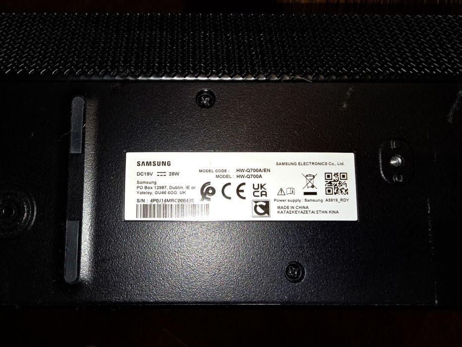 Soundbar Samsung HW-Q700A 3.1.2 – stan idealny