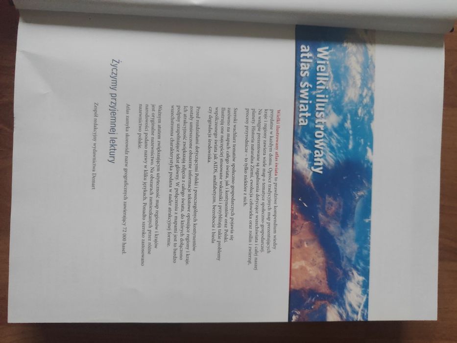 Atlas świata ilustrowany DEMART
