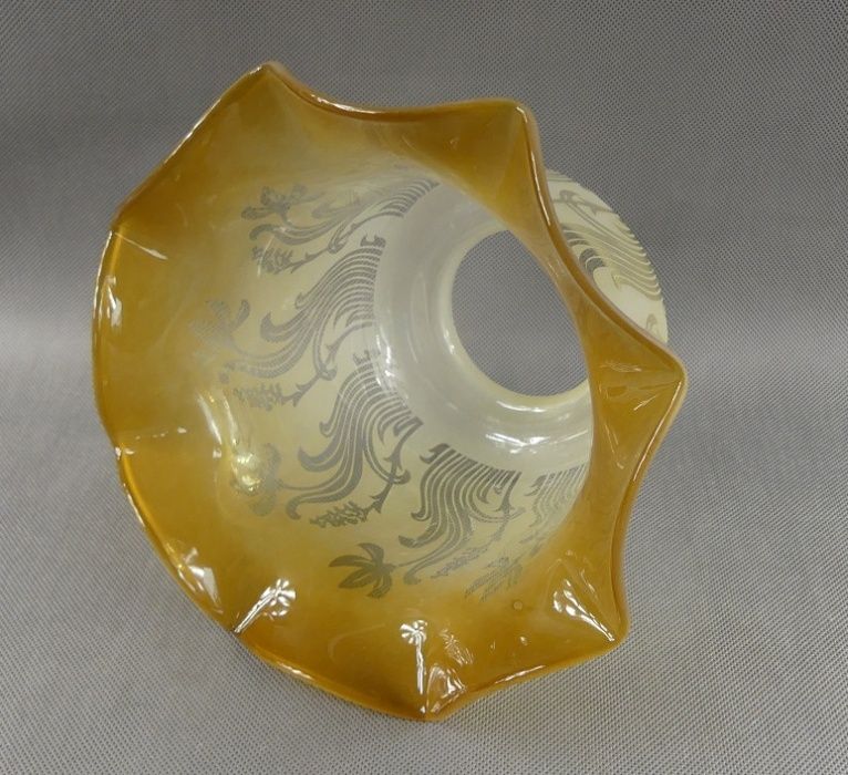 Miodowy TULIPAN klosz LAMPA NAFTOWA 8,9 cm