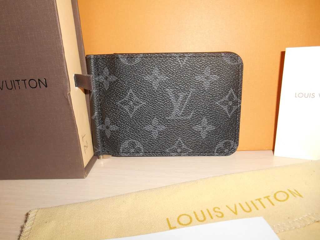 KLIP DO pieniandze PORTFEL MĘSKI Louis Vuitton, skórа 33-78