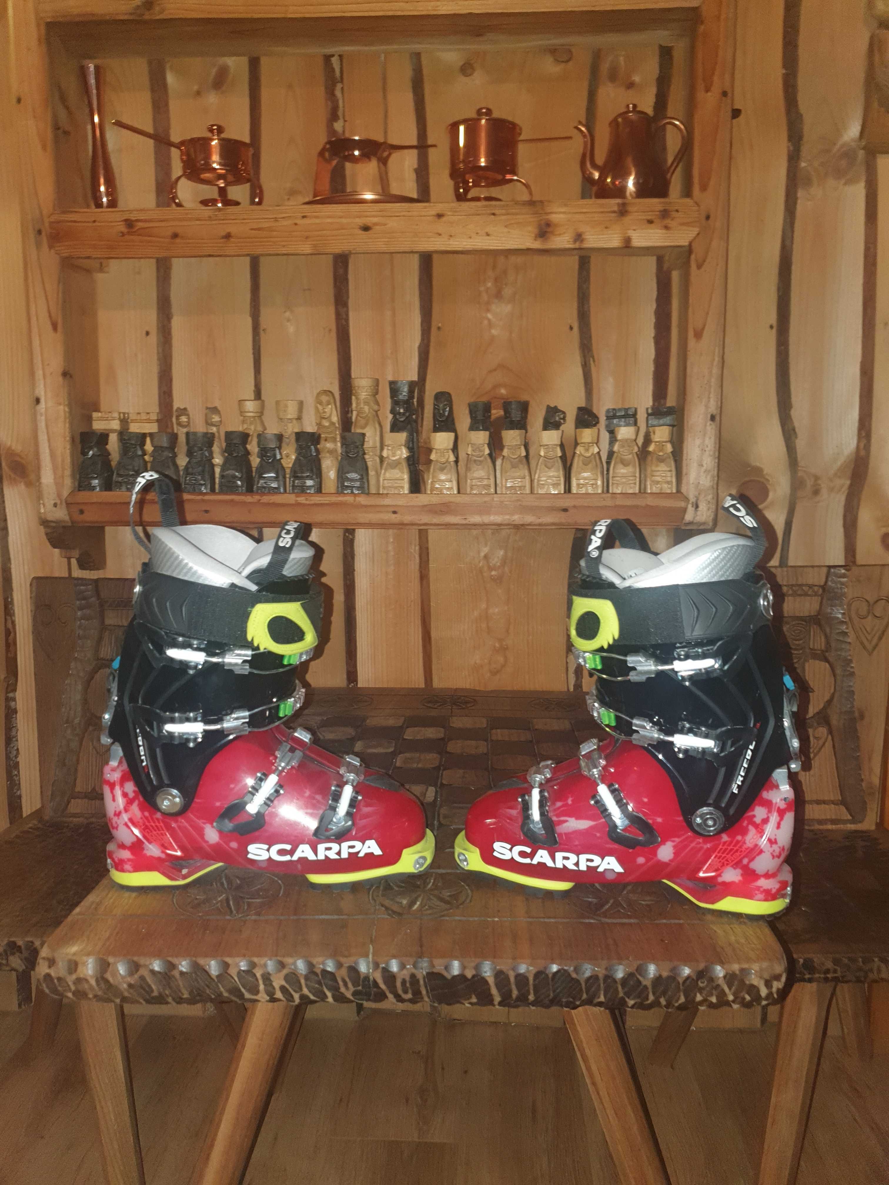 Scarpa Freedom SL Scarlet damskie tour-freeride flex 120 nr.26 eu 41