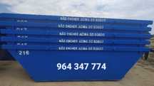 CONTENTORES p/ recolha e transporte de todo o tipo de entulho de obras