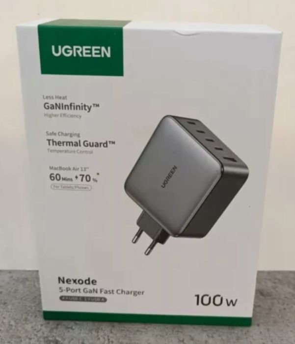 Ugreen Nexode Ładowarka USB C 100W 5-Prtowa