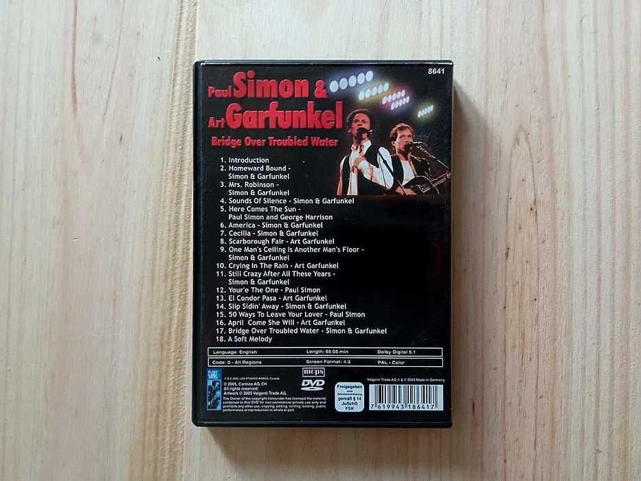 DVD Paul Simon & Art Garfunkel - Bridge Over Troubled Water