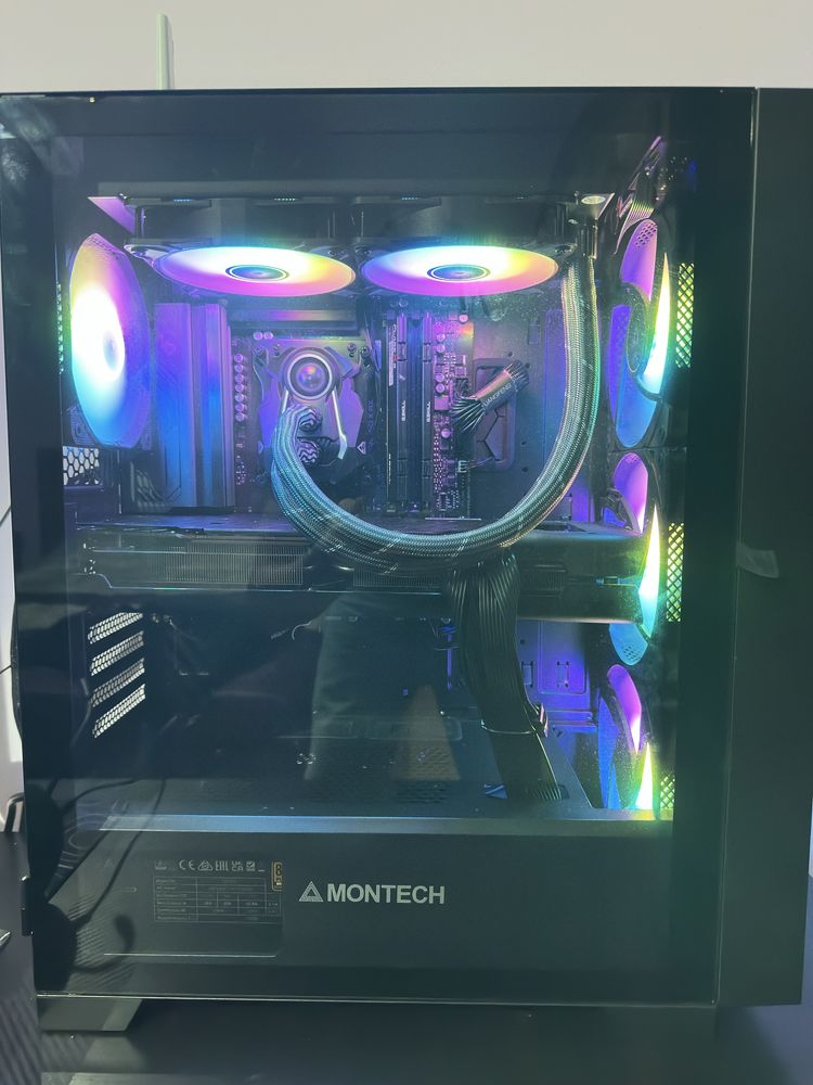 PC Gaming Ryzen 5 7600x + RX 6800 | 32GB DDR5 | 2TB | Como Novo