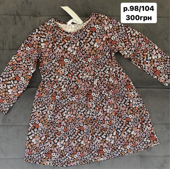 Р.86,98,104,110 детское платье zara,hm,дитяча сукня zara