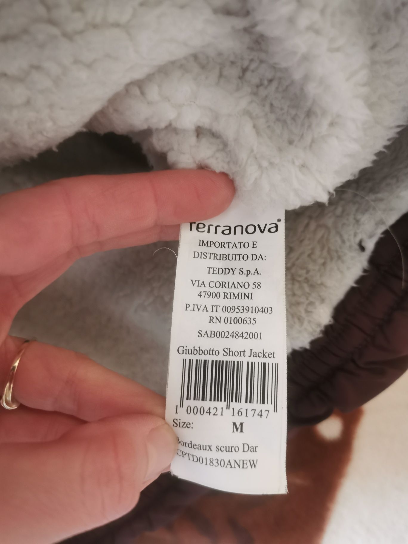 Kurtka zimowa bordowa, Terranova, M