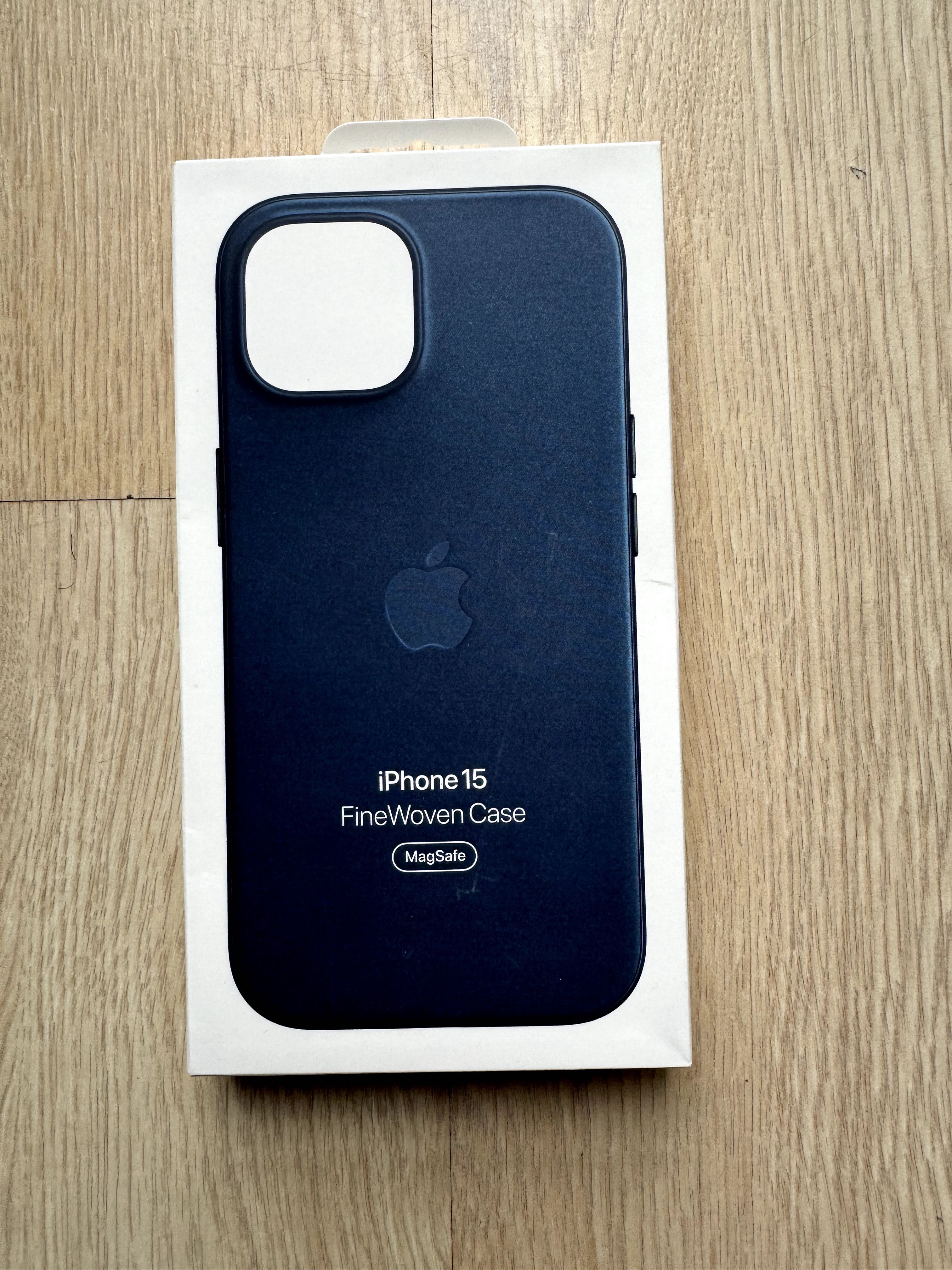 Чохол оригінальний Apple iPhone 15 FineWoven Case Pacific Blue MT3G3