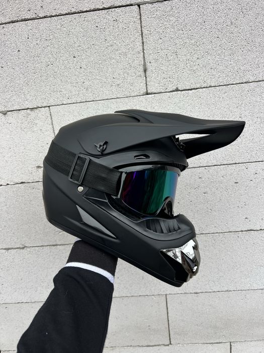 Новый мотошлем, эндуро шлем, кроссовый шлем, вело шлем, экипировка