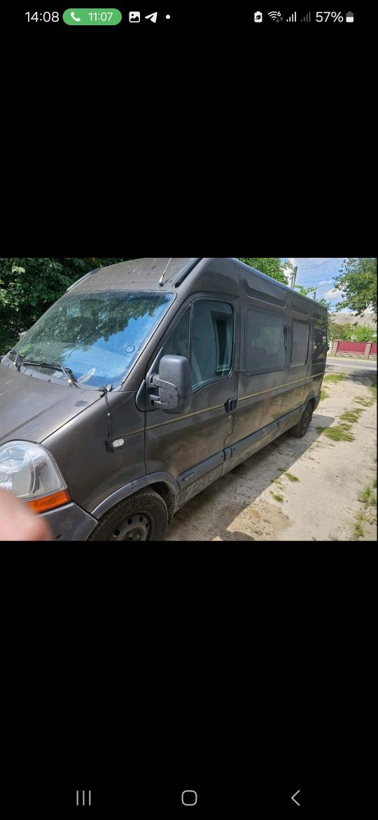 Renault master 2 8+1 пасажир по документам мотор нероботчий максі база