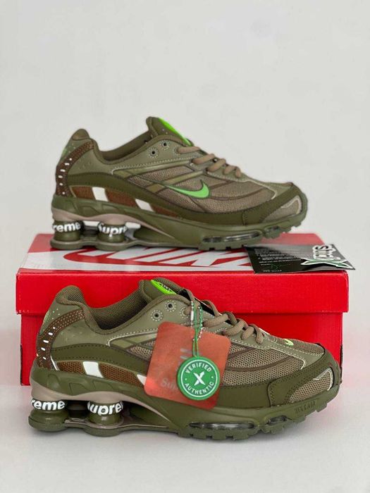Мужские кроссовки Nike Shox Ride 2 Supreme Khaki. 40-45