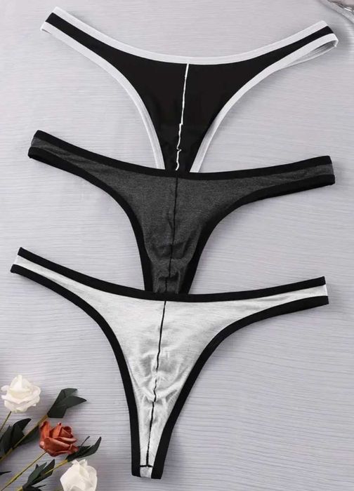 Majtki męskie stringi XL