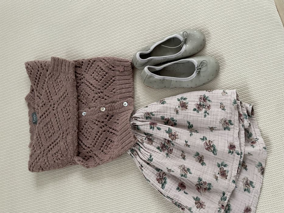 Tocoto Vintage  sweterek, odcien zgaszonego różu 2 lata