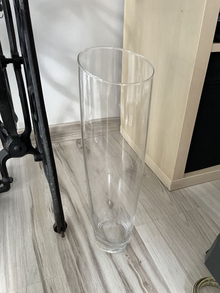 Wazon szklany 40 cm przekroj 12 cm