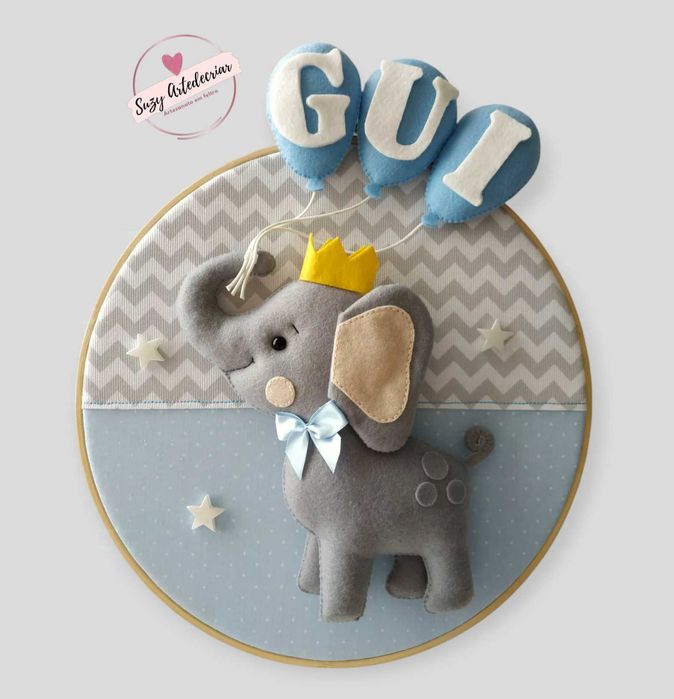 Bastidor Decoração Porta Quarto Criança