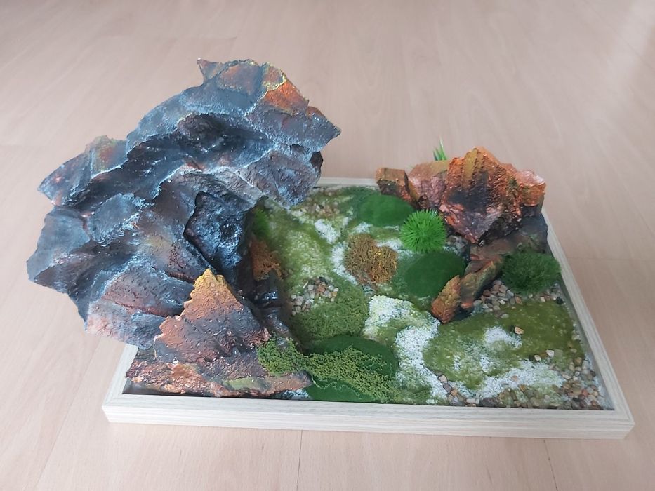 Panel dekoracyjny, imitacja kamienia.