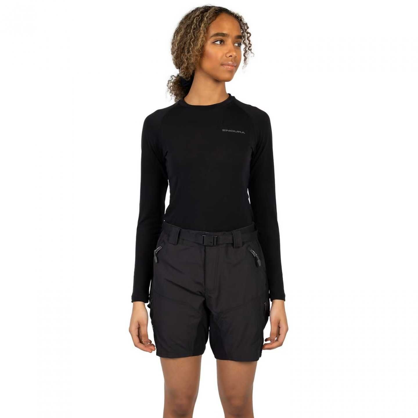 Жіночі Велошорти з памперсом MTB Endura Hummvee Shorts Women - black S