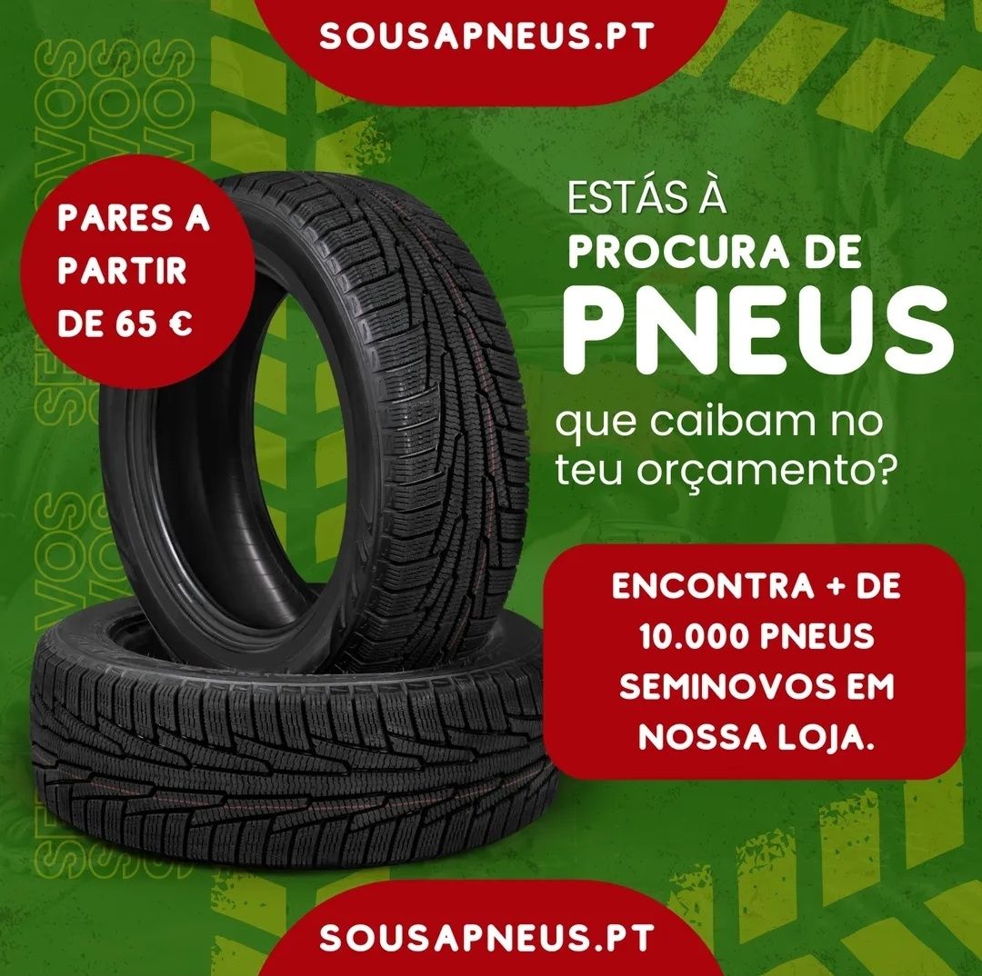 Pneus semi novos a preços bombásticos - Oferta da entrega