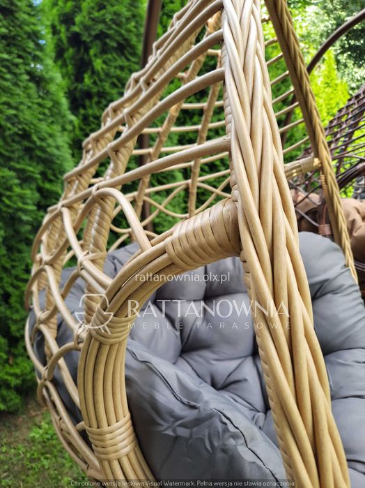 Fotel Wiszący Bujany Kokon XXL Bujak Ogrodowy WYPRZEDAŻ powyżej -30%